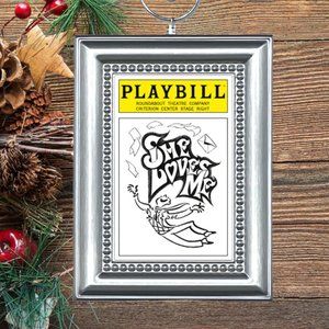 She Loves Me Broadway Musical Playbill Christmas Tree Ornament‎